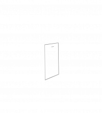 1751/ASX Двери стеклянные для среднего шкафа