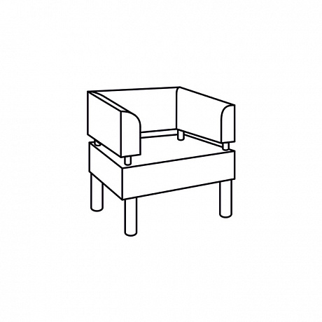Мягкая офисная мебель: МС Кресло.