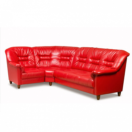 Мягкая офисная мебель: Премьер 4х-местный угловой диван.