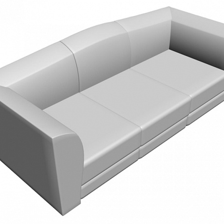 Мягкая офисная мебель: Свинг 3х местный диван .