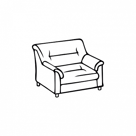 Мягкая офисная мебель: V-100 кресло-кровать.