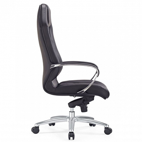 Офисные кресла и стулья. Aura Кресло для руководителей кожа+к/з, крестовина .