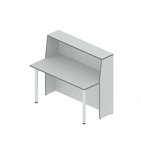 Мебель для приемных и ресепшн: А-140 + L-710 (х2) Стойка администратора с опорами.
