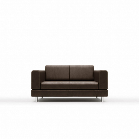 Мягкая офисная мебель: Сити Двухместный диван .