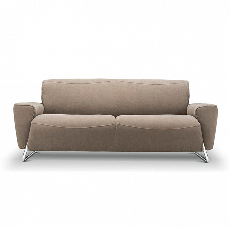 Мягкая офисная мебель: Чикаго 3 Трёх-местный диван бежевый.