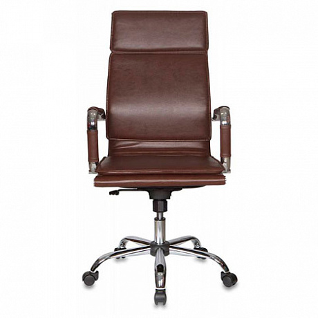 Офисные кресла и стулья. Кресло Скай 993 для руководителя, коричневое.