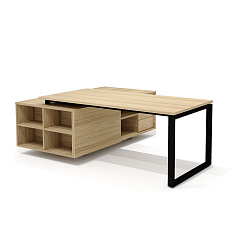 RD-180.1 + RD 38 R Стол руководителя правый Rio Direct швейцарский вяз