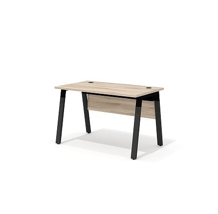 LM-4 + LF-4 Стол прямой на металлокаркасе Line дуб Кронберг