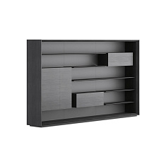 EZ90 (3350) Шкаф комбинированный 3390*500*2036 DUCATI римский дуб