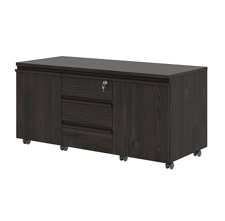 FRN202 Тумба сервисная мобильная 1286х560х610 FRANKLIN DM дуб термо Н1199