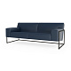 Рэй-3 Диван 3-мест. 197х87х76 см Art-Vision 106 тёмно-синий