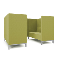 Руссо-2.3Т Переговорная 4-мест. 220x158x134 см микрошенилл Lounge 24 яблоко