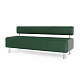 Максим-3 Диван 3-мест. 182x67x76 см Art-Vision 104 темно-зеленый