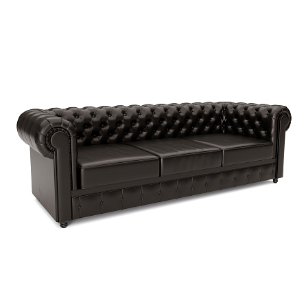 Честер-3 Диван 3-мест. 226x91x72 см Art-Vision 348 темно-коричневый