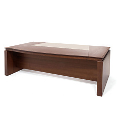 105 104 WALM/SC CANVAS Стол для руководителя 230x108xh75,1 LAGO итал.орех/беж