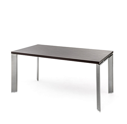 Fe180 Стол руководителя 180x90x77 FERMO венге / хром CH/V3V2