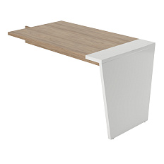 AST33971121 Брифинг приставка 140x80x75 ASTI вяз / белый