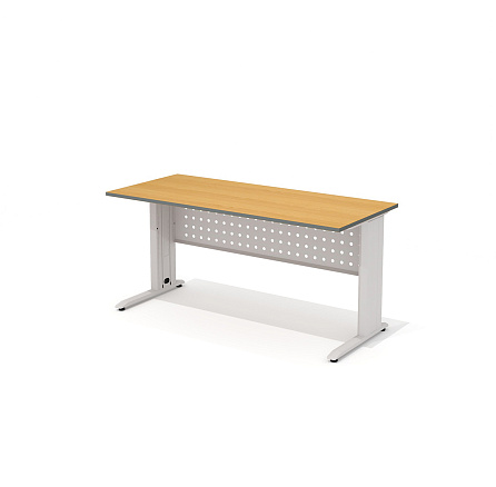 АМК-2 + ОА-01/1600 Прямой стол на металлокаркасе Агат ольха