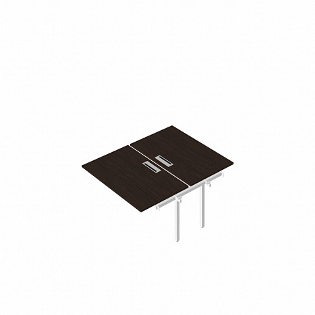 RM-4.1(x2)+F-60 Промежуточный сдвоенный стол с люком на металлокаркасе