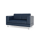 Сити-2 Диван 2-мест. 151x77x80 см Art-Vision 106 тёмно-синий