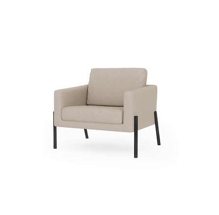 Харди-1 Кресло 1-мест. 89х78х83 см букле Clarins 131 бежевый