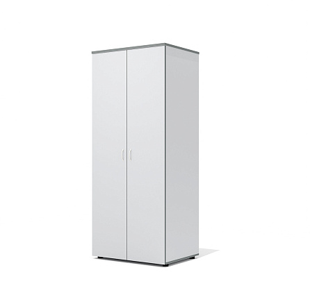 А-28N Гардероб 80x58x191 Агат светло-серый