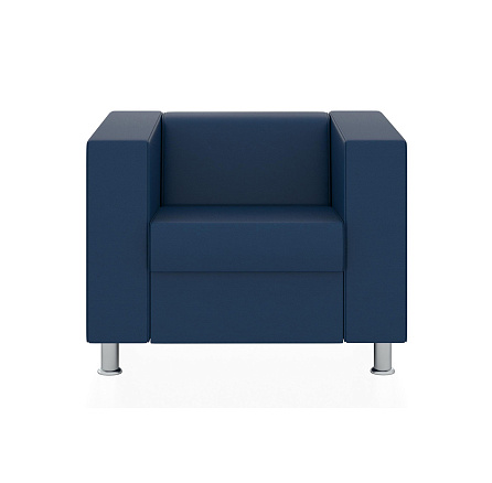 Аполло Кресло экокожа 89x85x70 см ИК Р2 euroline 903 синий