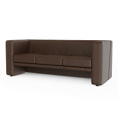 Тайм-3 Диван 3-мест. 184x71x67 см Art-Vision 192 темно-коричневый