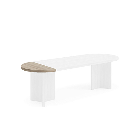 921 012 Модуль конференц стола 90x45x3,8 LAVA гавана /DC