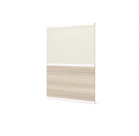 D-160-120.1 Наполнение с ригелями ЛДСП/ЛДСП 120x2,5x160 Deli ясень Шимо/беж/анод