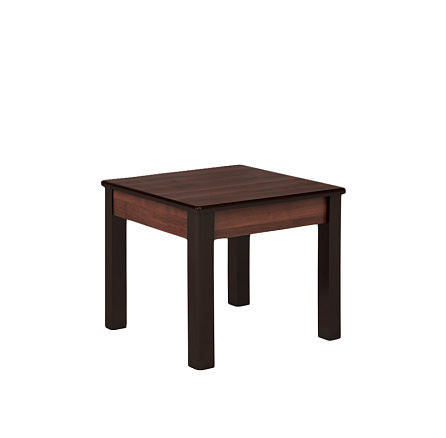 17606 Стол журнальный 60x60x50 CAPITAL темный орех