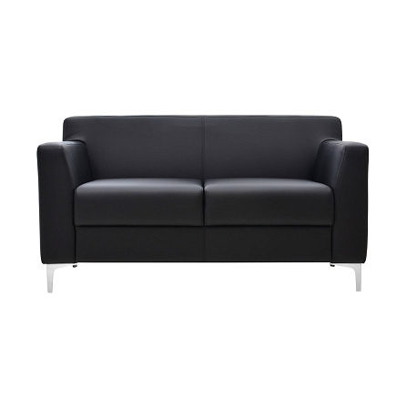 Калипсо М-02 Диван 2-мест. эко кожа 141x77x78 см Oregon 16 черный
