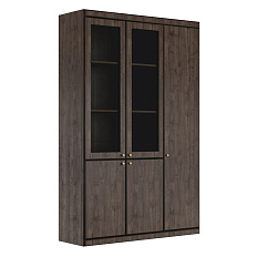 17506 Шкаф комбинированный 139x40x220 CAPITAL дуб апрельский