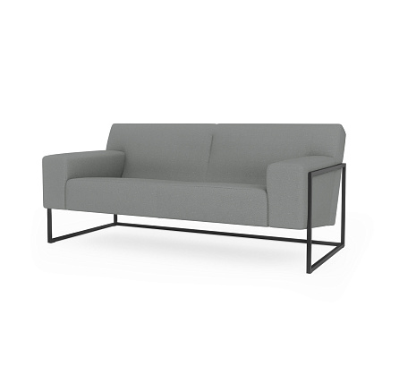 Рэй-2 Диван 2-мест. 167х87х76 см букле Clarins 995 темно-серый