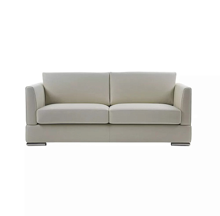 Фред М-42 Диван 2-мест. экокожа 152x78x83 см Boston contract white молочный