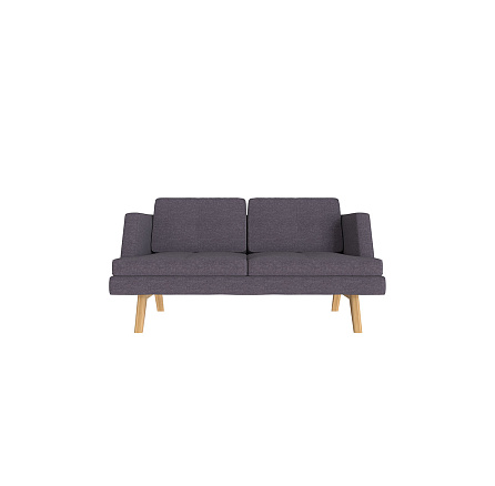 Свифт-2 Диван 2-х местный 141х82х85 микрошенилл Lounge 14 асфальт