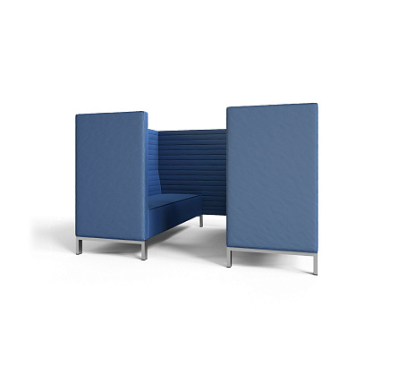 Руссо-3.3Т Переговорная 6-мест. 220x188x134 см микрошенилл Lounge 21 море