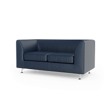 Ева-2 Диван 2-мест. 146x77x70 см Art-Vision 106 тёмно-синий