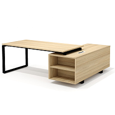 RD-180.1 + RD 35 L Стол руководителя левый Rio Direct швейцарский вяз