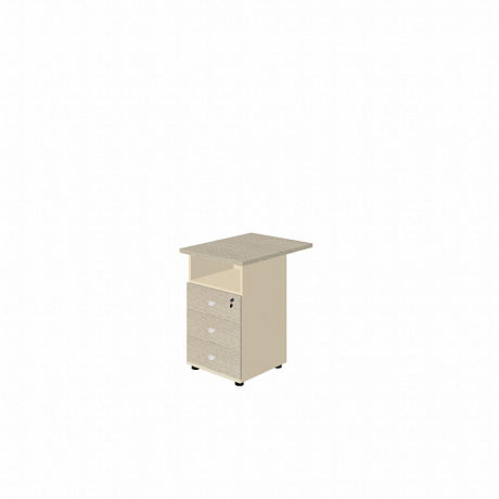 Офисная мебель для персонала: G-27 + G-44 Тумба приставная к прямым и интегральным столам.