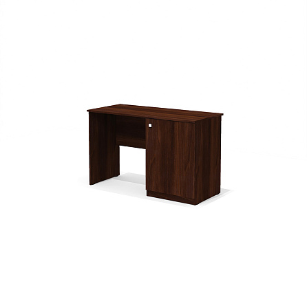 Ct-12 Стол прямой с тумбой под холодильник 120x53x75 Contemp орех темный