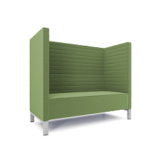 Руссо-2.2Т  Диван 2-мест. 158x73x134 см микрошенилл Lounge 25 трава