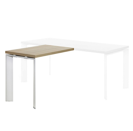 Fee100 Брифинг 100x60x77 FERMO дуб светлый / белый W/DYDY