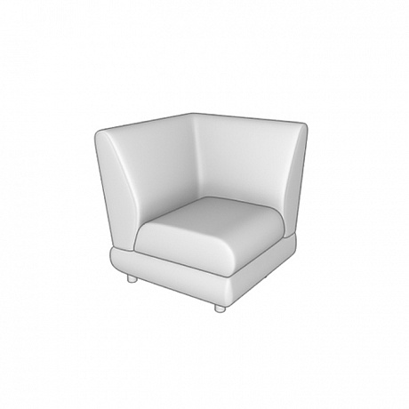 Мягкая офисная мебель: Матрикс МС Угловой элемент 90.