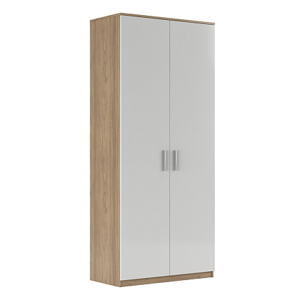 AST33951421 Шкаф для бумаг глухой глянец 90x45x205,6 ASTI вяз / белый