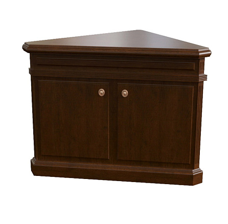 29202L Тумба приставная левая 80*100*80 WASHINGTON темный орех