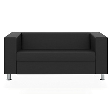 Аполло Диван 3-мест. экокожа 173x85x70 см ИК Р2 ergoline 9100 черный