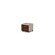 W-18 Тумба мобильная 45x45x40 Ворк / Work Рэд Фокс N/мокко