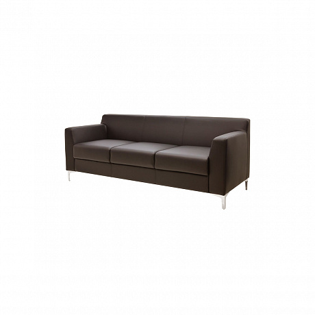 Мягкая офисная мебель: Калипсо М-02 трехместный диван.
