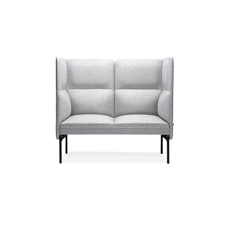 Toronto art.П2+У2(x2) Диван двухместный с высокой спинкой Toronto, ткань Lounge